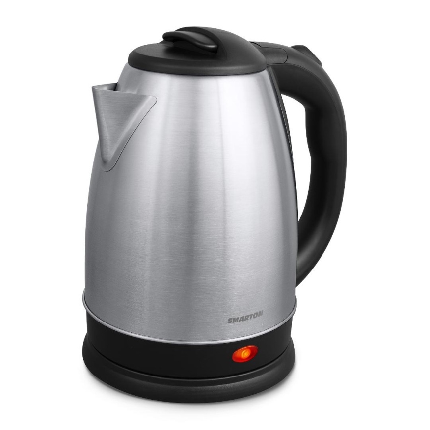 Rýchlovarná kanvica 1,8 l 1500W/230V matný chróm/čierna