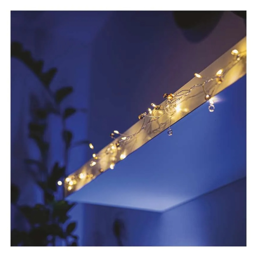 Sada 10 držiakov na vianočné svetelné reťaze