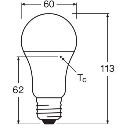 Sada 10x LED žiarovka CLASSIC A75 E27/10W/230V 2700K - Osram