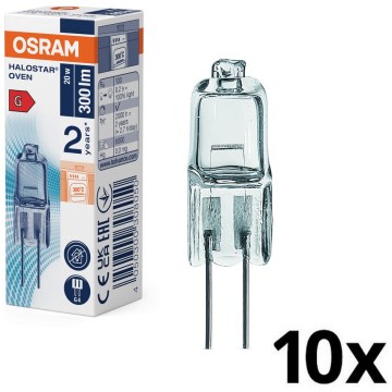 SADA 10× žiaroviek do trúby HALOSTAR G4/20W/12V 2700K - Osram