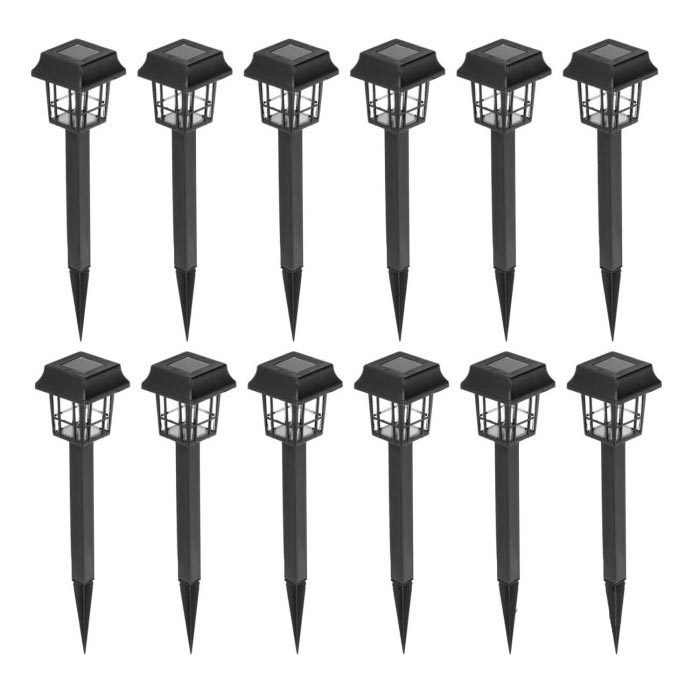 SADA 12x LED Solárna lampa LED/0,06W/1,2V 6500K IP44