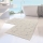SADA 2 ks kúpeľňových predložiek LINO 60/100 cm krémové
