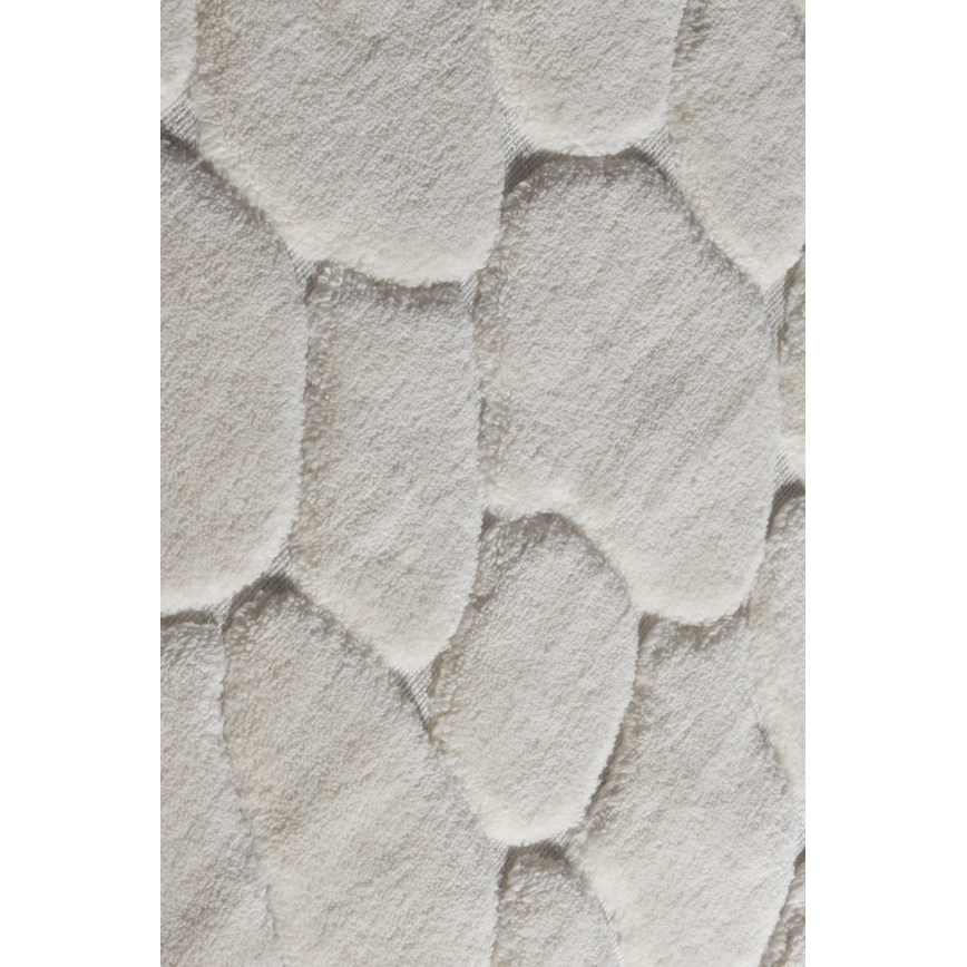SADA 2 ks kúpeľňových predložiek LINO 60/100 cm krémové