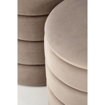 Sada 2 ks taburetov PAX, priemer 33/40 cm, taupe
