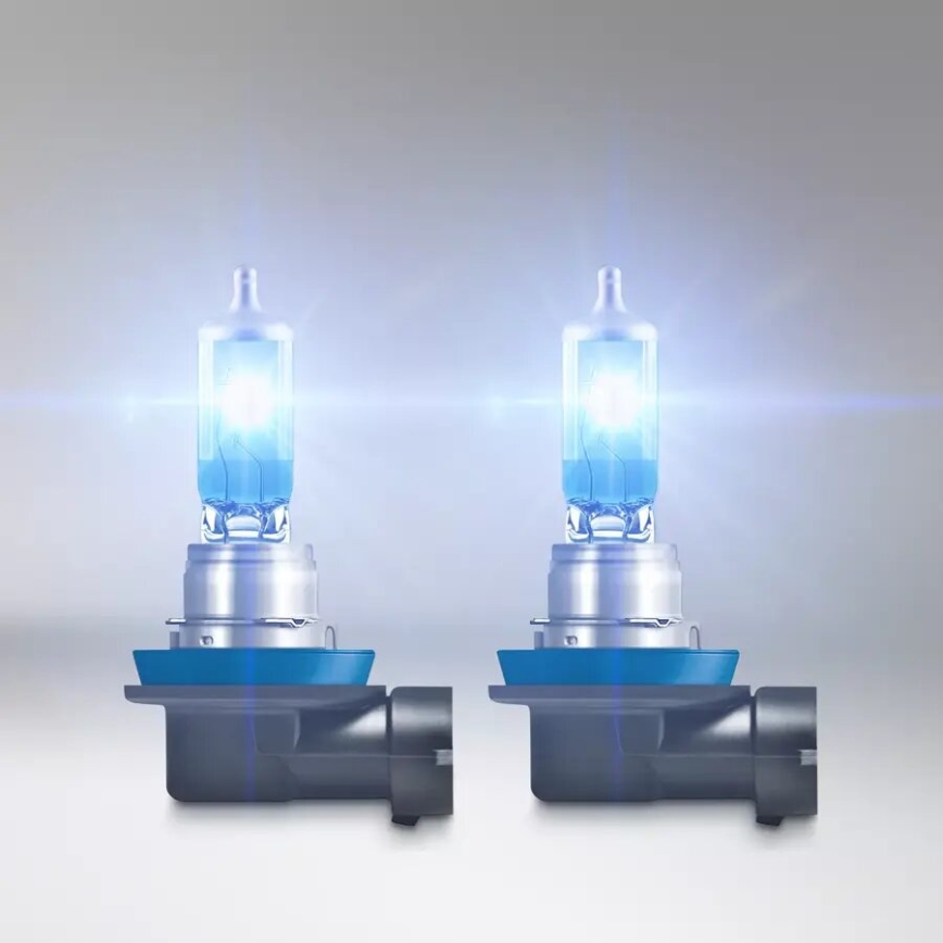 SADA 2x Autožiarovka COOL MODRÁ H11 PGJ19-2/55W/12V 5000K - Osram