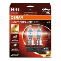 SADA 2x Autožiarovka NIGHT BREAKER H11 PGJ19-2/55W/12V - Osram