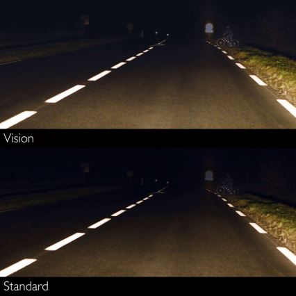 SADA 2x Autožiarovka Philips VISION 12342PRC2 H4 P43t-38/60W/55W/12V