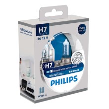 SADA 2x Autožiarovka Philips WHITEVISION 12972WHVSM H7 PX26d/55W/12V