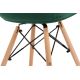 SADA 2x Jedálenská stolička NEREA 80x60,5 cm zelená/buk
