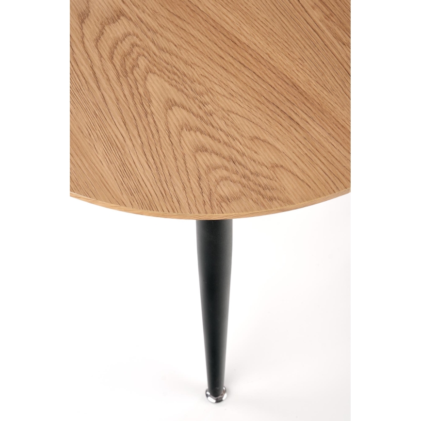 SADA 2x Konferenčný stolík ZENYA dub/čierna