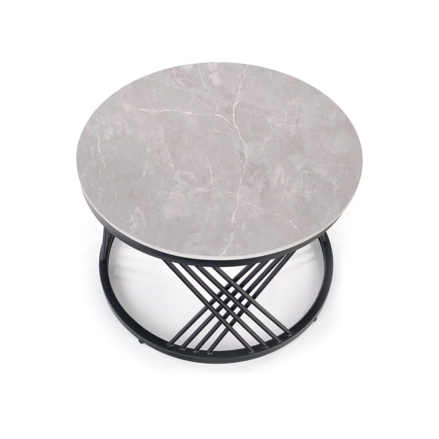 Sada 2x konferenčných stolíkov ELEGRA sivé