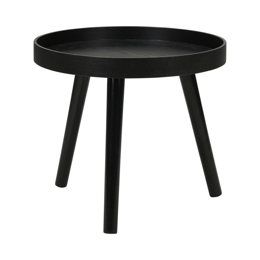 SADA 2x konferenčných stolíkov VERDE pr. 60/38 cm čierna