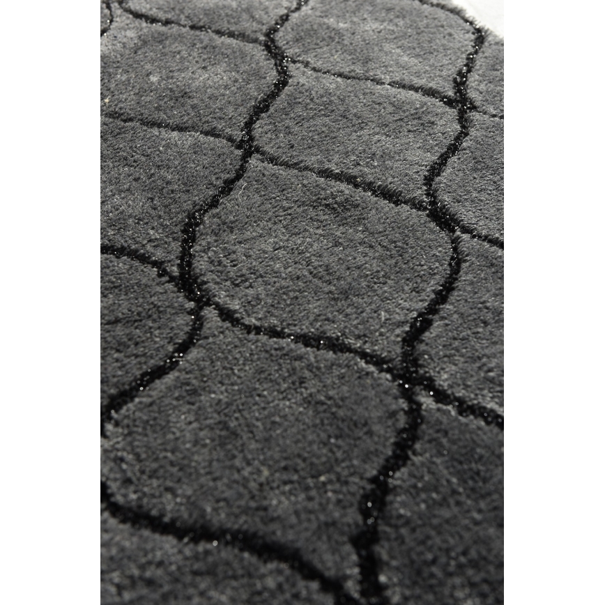SADA 2x Kúpeľňová predložka INFINITY 60/100 cm antracit