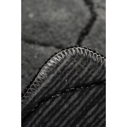 SADA 2x Kúpeľňová predložka INFINITY 60/100 cm antracit