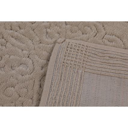 SADA 2x Kúpeľňová predložka PIANTE 60/100 cm hnedá