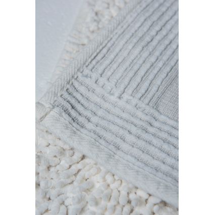 SADA 2x Kúpeľňová predložka STONE 60/100 cm biela