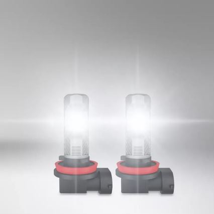 SADA 2x LED Autožiarovka H8/H11/H16 PGJ19-X/8,2W/12V 6000K - Osram