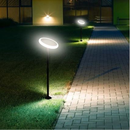 SADA 2x LED Nastaviteľná solárna lampa GARDEN LED/3W/5V 42-80 cm 4000K IP65 1000 mAh