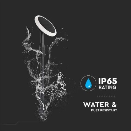 SADA 2x LED Nastaviteľná solárna lampa GARDEN LED/3W/5V 42-80 cm 4000K IP65 1000 mAh