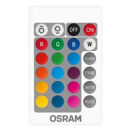 SADA 2x LED RGBW Stmievateľná žiarovka B38 E14/4,9W/230V 2700K + diaľkové ovládanie - Osram