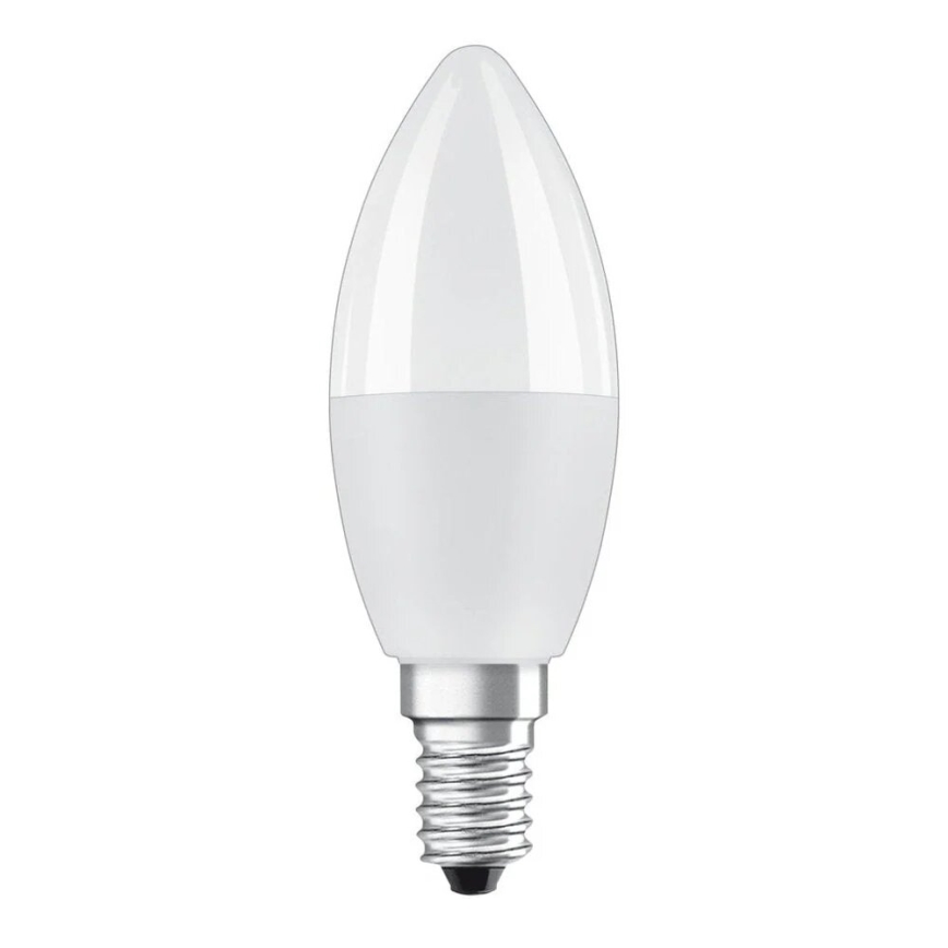 SADA 2x LED RGBW Stmievateľná žiarovka B38 E14/4,9W/230V 2700K + diaľkové ovládanie - Osram