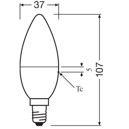 SADA 2x LED RGBW Stmievateľná žiarovka B38 E14/4,9W/230V 2700K + diaľkové ovládanie - Osram