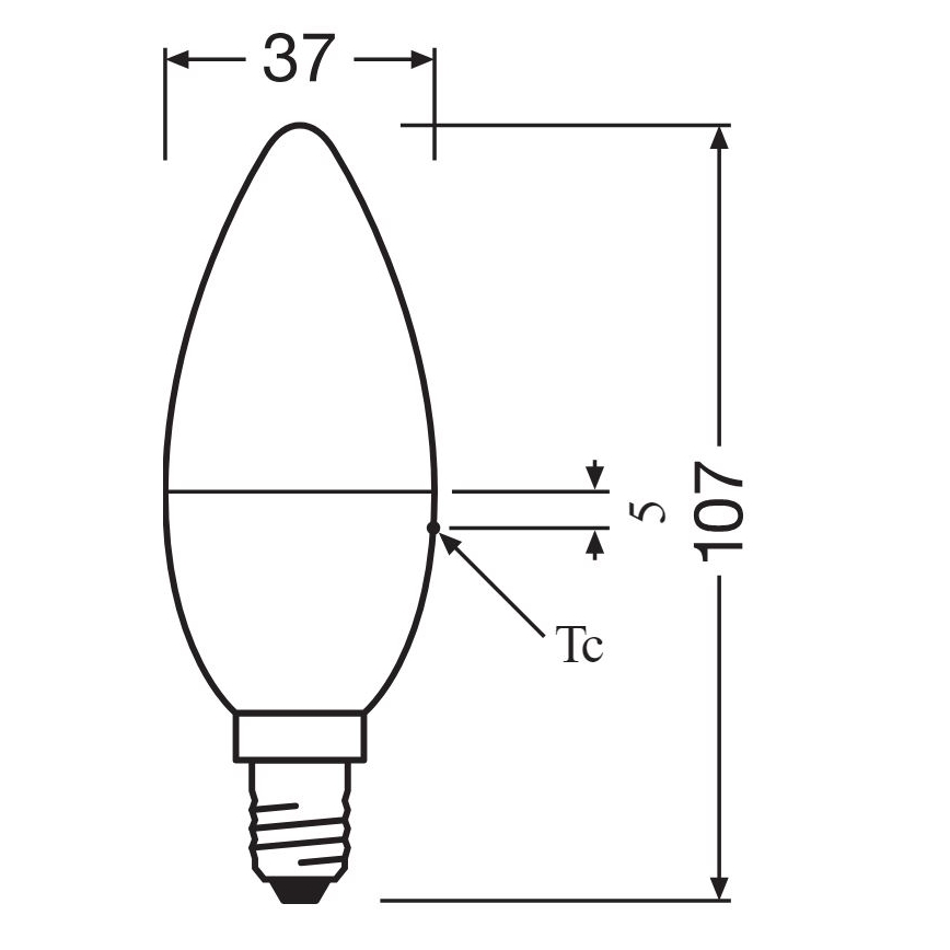 SADA 2x LED RGBW Stmievateľná žiarovka B38 E14/4,9W/230V 2700K + diaľkové ovládanie - Osram