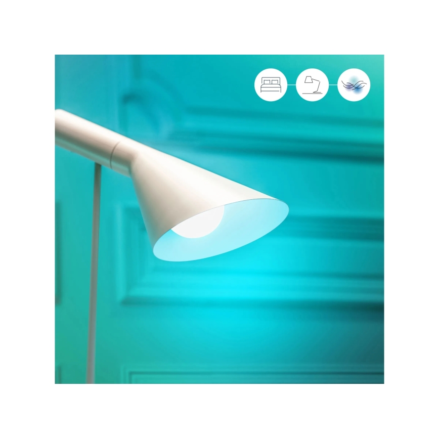 SADA 2x LED RGBW stmievateľná žiarovka A60 E27/9W/230V 2200-6500K Wi-Fi + diaľkové ovládanie - WiZ
