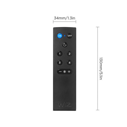 SADA 2x LED RGBW stmievateľná žiarovka A60 E27/9W/230V 2200-6500K Wi-Fi + diaľkové ovládanie - WiZ