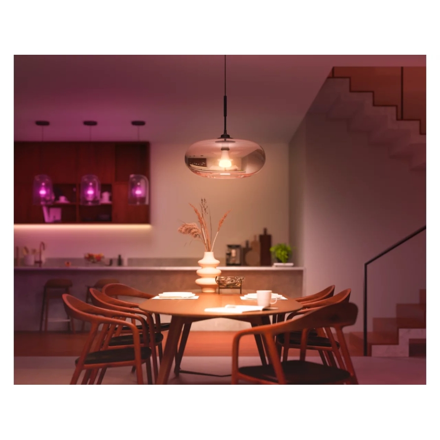 Sada 2x LED stmievateľná žiarovka Philips Hue White and Color Ambiance E27/8,1W/230V 1000-20000K
