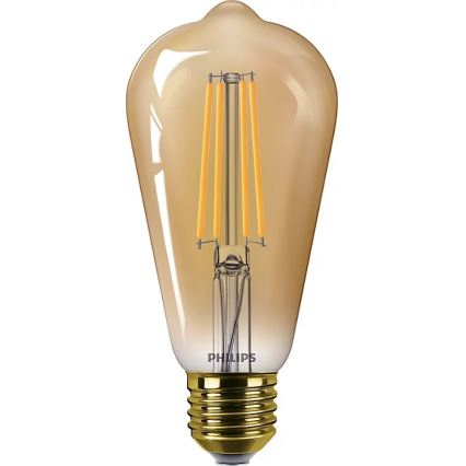 SADA 2x LED Stmievateľná žiarovka VINTAGE Philips ST64 E27/4,2W/230V 2200K