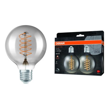 SADA 2x LED stmievateľných filamentových žiaroviek E27/7,8W/230V 1800K - Osram