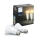 SADA 2x LED Stmívatelná žárovkaa Philips Hue WHITE AMBIANCE E27/8,5W/230V 2200-6500K