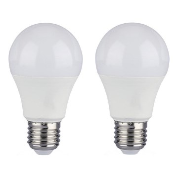 SADA 2x LED Žiarovka A60 E27/9W/230V 3000/4000/6400K