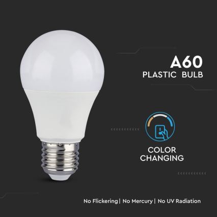 SADA 2x LED Žiarovka A60 E27/9W/230V 3000/4000/6400K