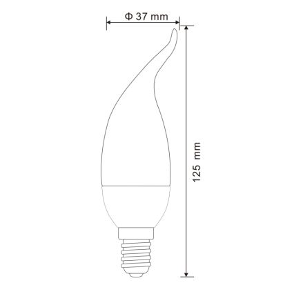 SADA 2x LED Žiarovka E14/3W/230V 3000K - Globo