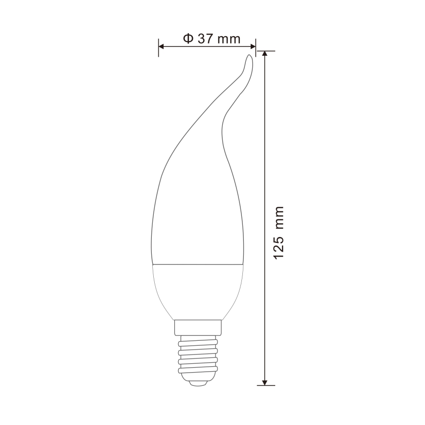 SADA 2x LED Žiarovka E14/3W/230V 3000K - Globo