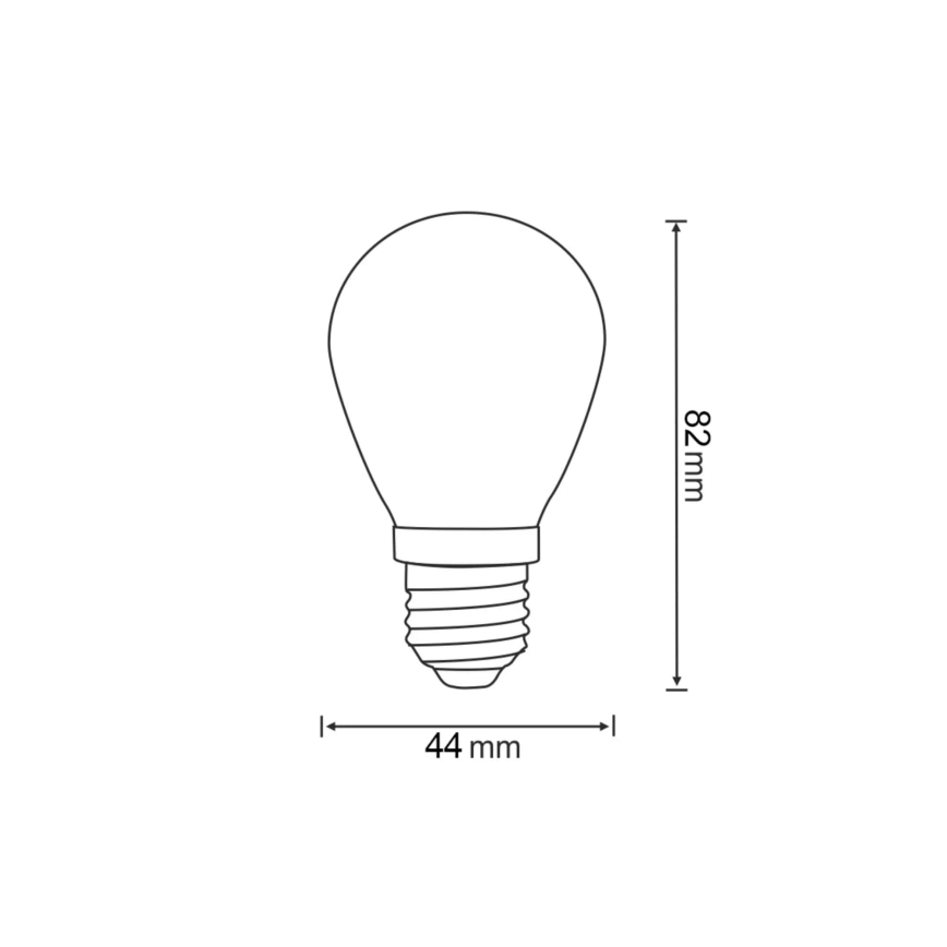 SADA 2x LED Žiarovka PARTY E27/0,3W/36V červená