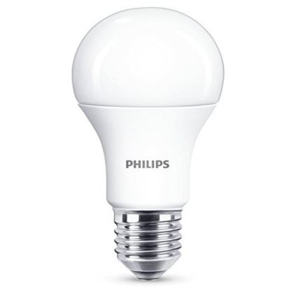 SADA 2x LED Žiarovka Philips A60 E27/11W/230V 2700K