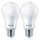 SADA 2x LED Žiarovka Philips A67 E27/13W/230V 4000K