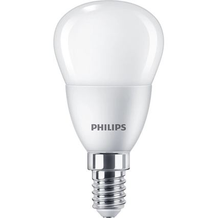 SADA 2x LED Žiarovka Philips P45 E14/5W/230V 4000K