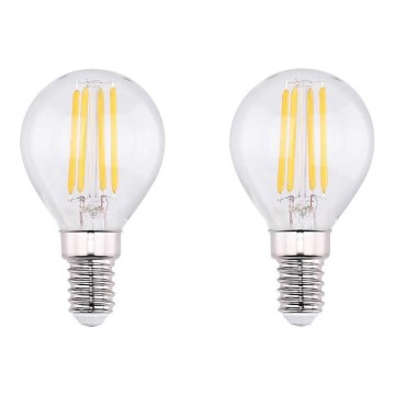 SADA 2x LED Žiarovka VINTAGE E14/4W/230V 2700K - Globo 10589-2K