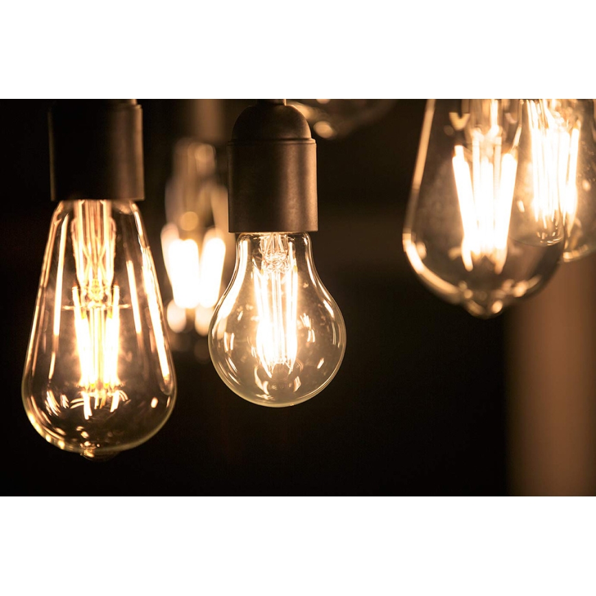 SADA 2x LED Žiarovka VINTAGE Philips A60 E27/4,3W/230V 2700K