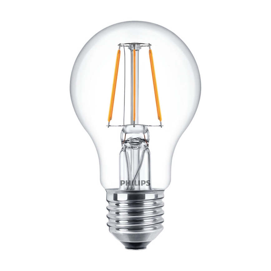 SADA 2x LED Žiarovka VINTAGE Philips A60 E27/4,3W/230V 2700K