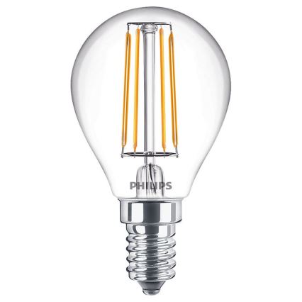 SADA 2x LED Žiarovka VINTAGE Philips E14/4,3W/230V 2700K