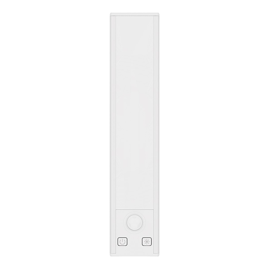 Sada 2 ks nabíjateľného LED osvetlenia do nábytku s pohybovým a súmrakovým senzorom VIRO LED/1,2W/3,7V 800 mAh 3000/4000/6500K 30 cm biela