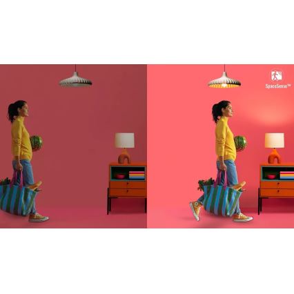 Súprava 2x LED stmievateľných žiaroviek s pohybovým senzorom PAR16 GU10/4,7W/230V 2700-6500K CRI 90 Wi-Fi - WiZ