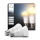 SADA 2x stmievateľné LED žiarovky Philips Hue WHITE AMBIANCE E27/8,1W/230V 1000-20000K