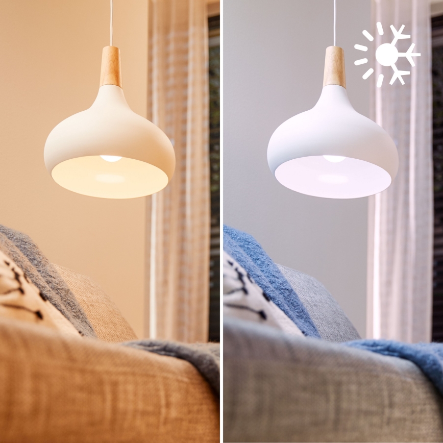 SADA 2× stmievateľných LED RGB žiaroviek Philips SMART A60 E27, 12,5 W / 230 V, 2200–6500 K