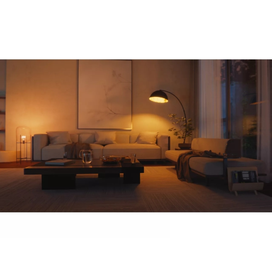 SADA 2× stmievateľných LED žiaroviek Philips Hue WHITE AMBIANCE E27/6W/230V 1000-20000K